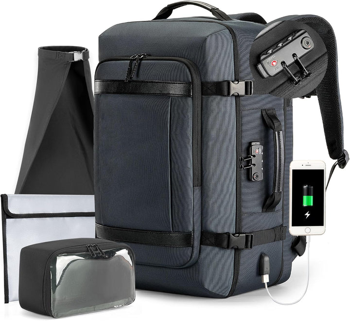 Kingsons Handgepäck-Rucksack, 40 l Reiserucksack, Tagesrucksack, College-Rucksack, passend für bis z