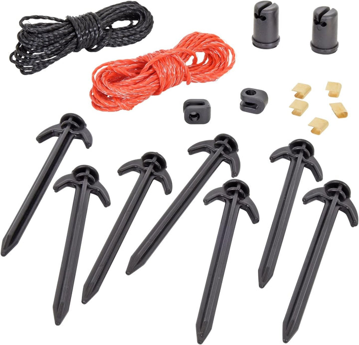 VOSS.farming 50 m Premium Hühnerzaun, Geflügelzaun/-Netz, 112 cm, 20 Pfähle, 2 Spitzen