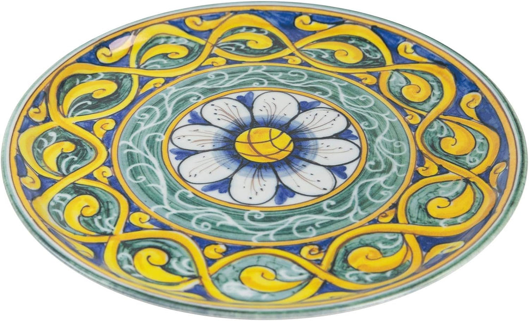 Villa d'Este Home Tivoli Set mit 3 Pizzatellern, 33 cm, aus Steinzeug (Made in Italy)