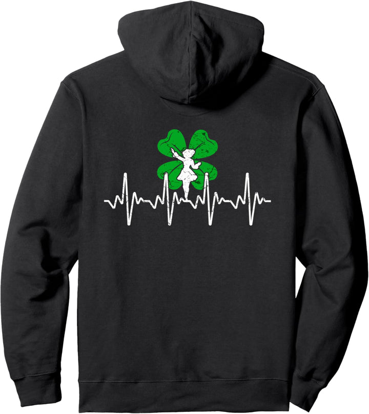 Irish Step Dance Girl Vintage Irland Stepptänzerin Stepptanz Pullover Hoodie