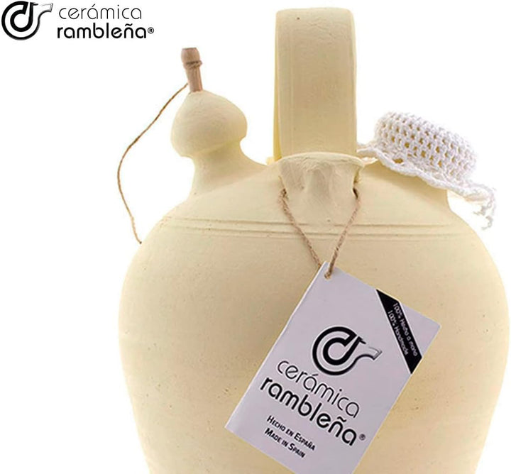 CERAMICA RAMBLEÑA | Schlauchboot - Zubehör - Traditioneller Trinkhalm (Cordoba) | 100 % handgefertig