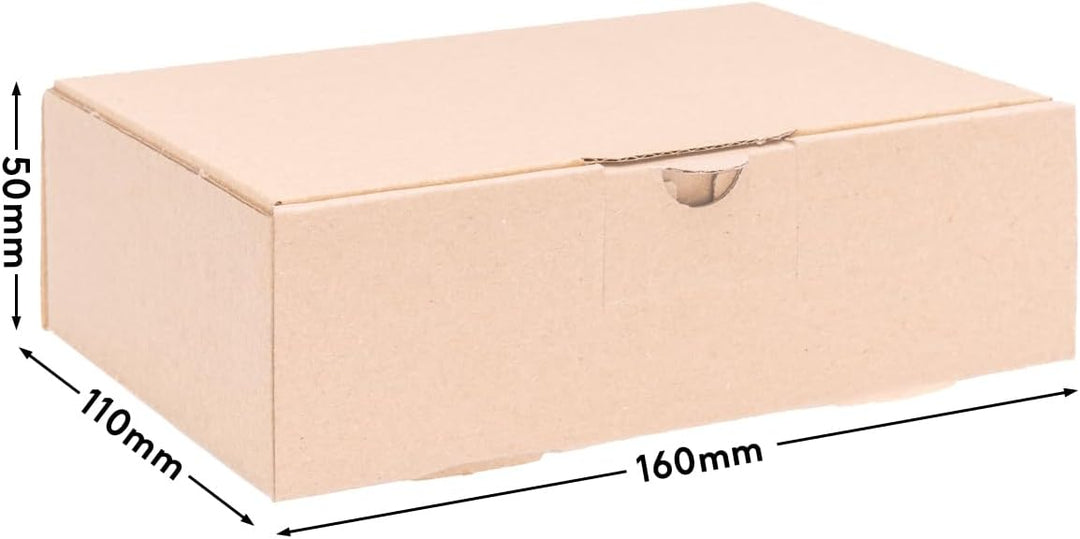 verpacking 500 Maxibriefkartons Maxibrief MB Braun - 160 x 110 x 50 mm- Versand Post Faltschachtel V