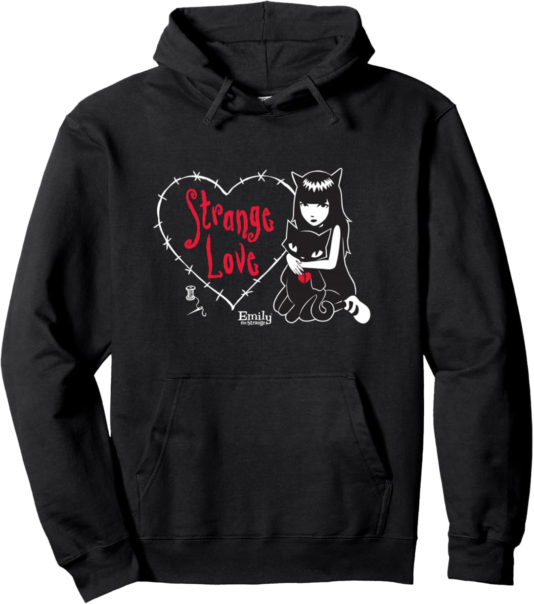 Emily The Strange Strange Love Pullover Hoodie