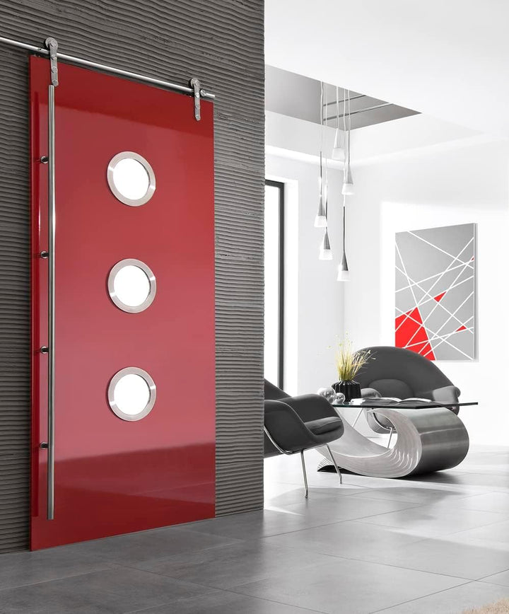 MLS Bullauge B4000, Bullauge für Türen, aus Robustem Aluminium, VSG-Sicherheitsglas, Passend für 40