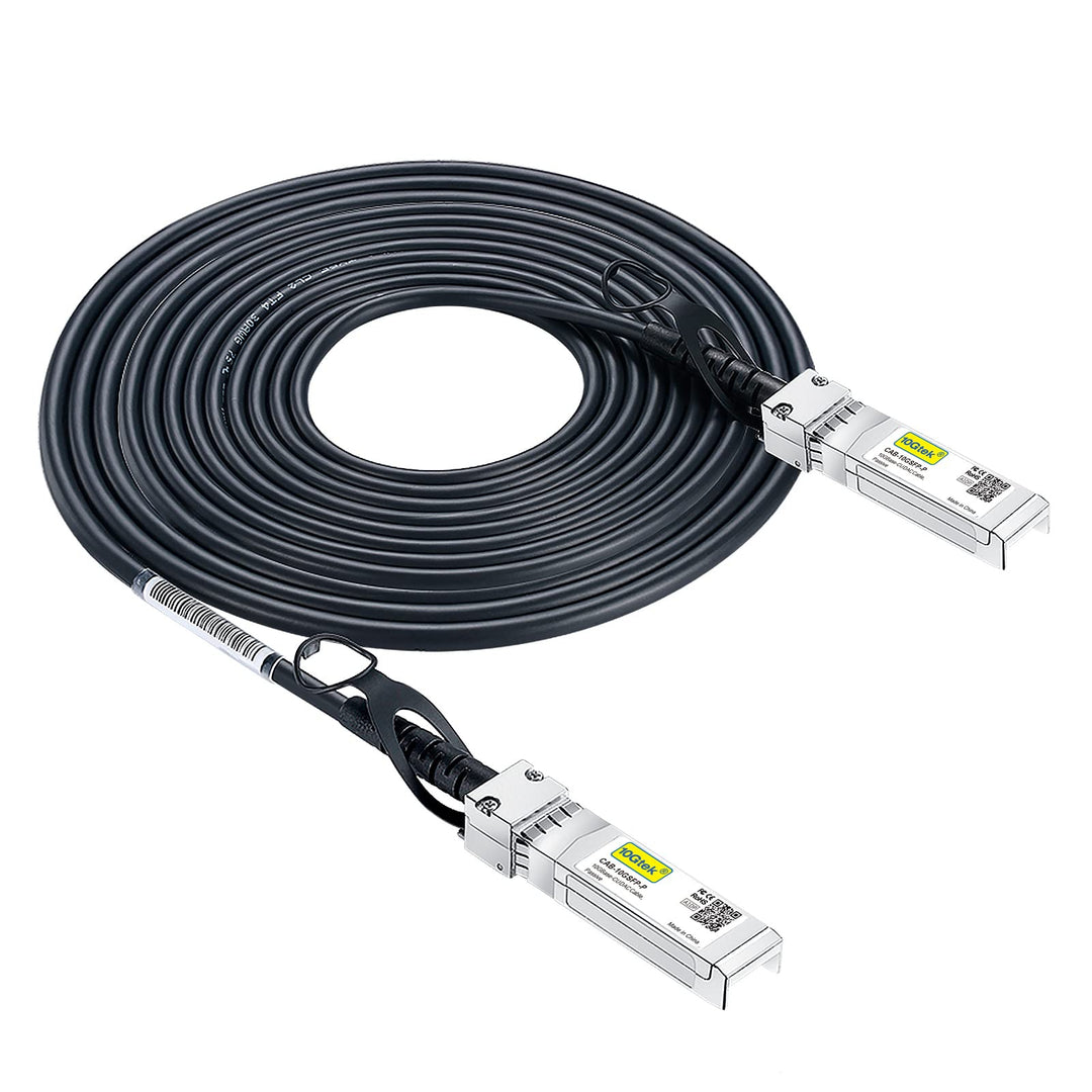 10Gtek SFP+ DAC Twinax Kabel 7-Meter(23ft) AWG24, 10G SFP+ to SFP+ Direct Attach Copper Passive Cabl