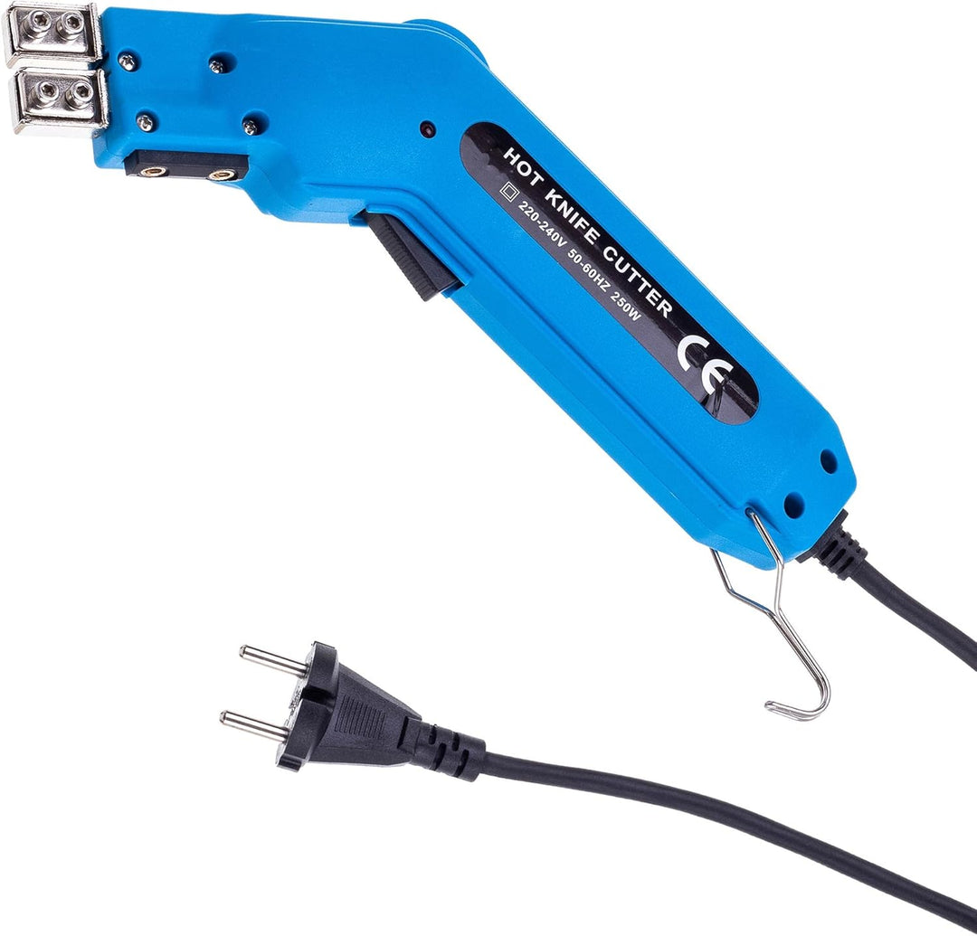 TC TECHNIC 250W Styroporschneider Elektrische Heissmesser Schaumschneider mit 3 Klingen 0-600℃ Styro
