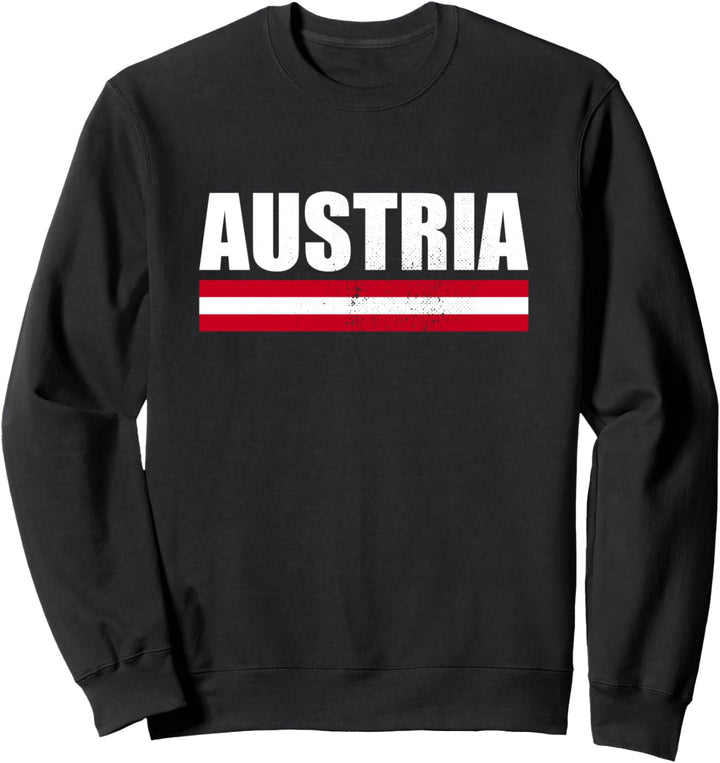 Austria Österreich Österreichische Flagge Österreicher Sweatshirt