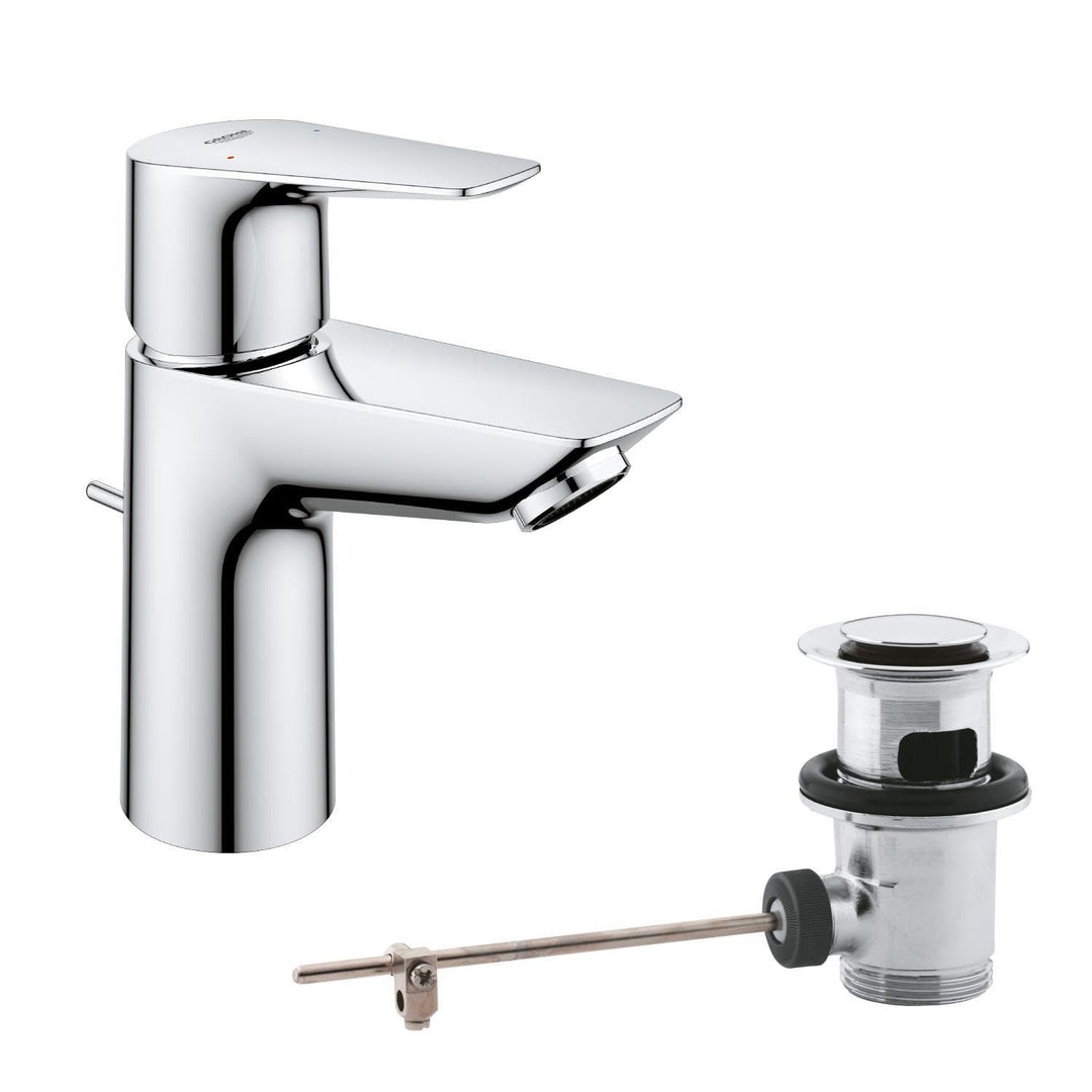 GROHE StartEdge - Einhand- Waschtischarmatur (wassersparend, S- Size, schnelle Montage, flexibler An