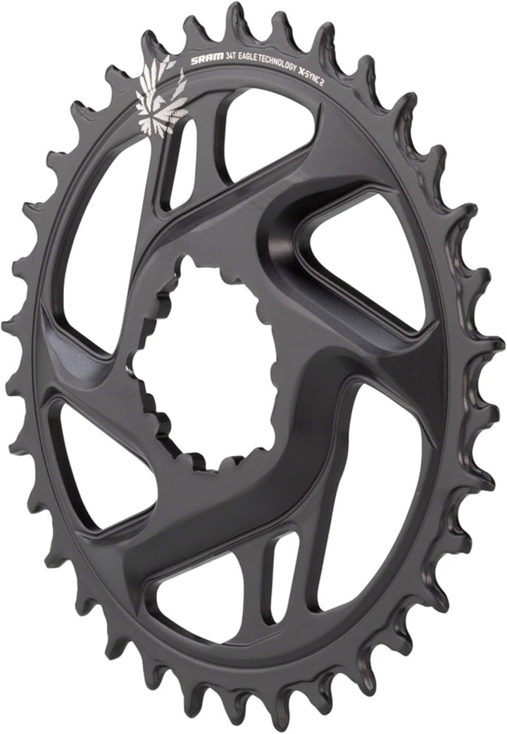 Sram Unisex – Erwachsene X-sync2 Eagle Kettenblatt 34 Schwarz, 34 Schwarz