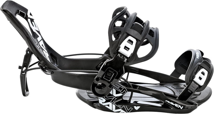 RAVEN Snowboard Set: Raven Pure Black + Bindung Raven Fastec FT360 Black oder Lemon + Boots Target S