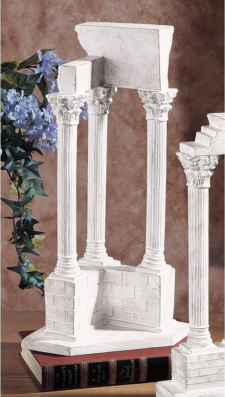 Design Toscano Säule des Vespasian-Tempels (Ecksäule) Corner, Corner