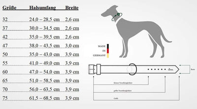 HUNTER SWISS Hundehalsband, Leder, hochwertig, schweizer Kreuz, 47 (S-M), schwarz schwarz 47 (S-M) C