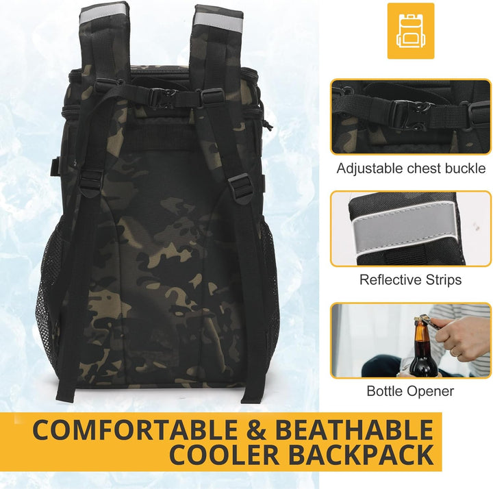 Taktischer Rucksack-Kühler, weicher, Leichter, auslaufsicherer Kühler-Rucksack, isolierte Kühltasche