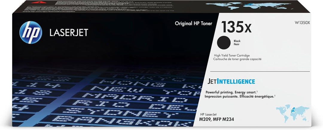 HP 135X (W1350X) Original Tonerkartusche Schwarz (hohe Reichweite, Kompatibel mit: HP LaserJet Druck