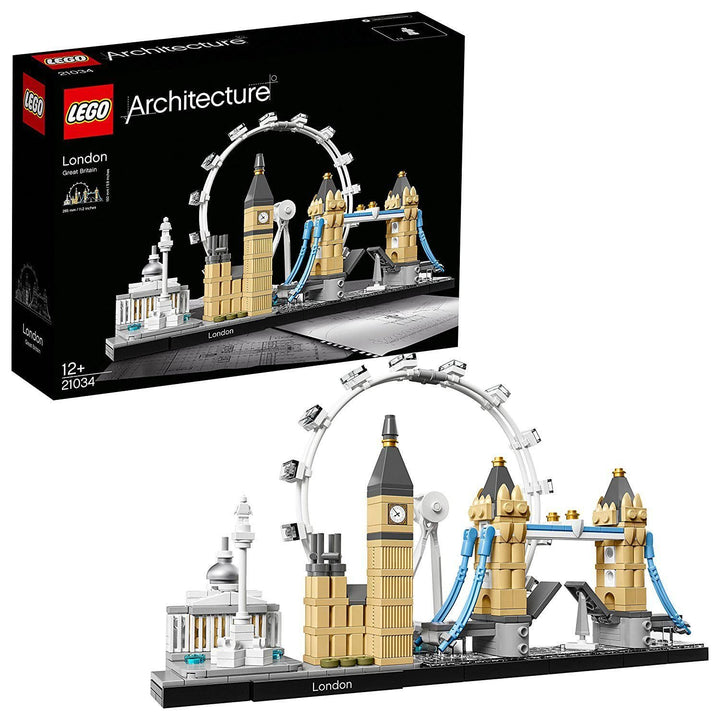 LEGO 21034 Architecture London Skyline-Modellbausatz, Bauset mit London Eye, Big Ben, Tower Bridge,
