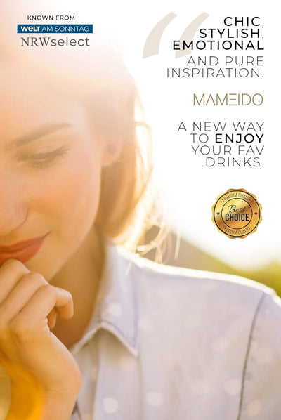 MAMEIDO Thermobecher 350ml Pearl Marble - Kaffeebecher aus Edelstahl doppelwandig isoliert, auslaufs