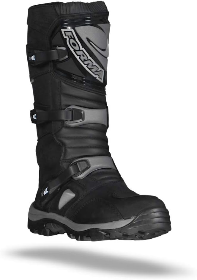 Forma Motorrad-Stiefel Adventure WP 48 EU Schwarz, 48 EU Schwarz