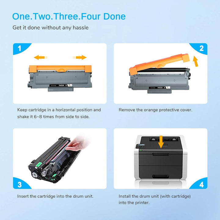 7Magic TN2220 Toner Kompatibel für Brother TN2220 TN2010 TN2210 Toner für Brother MFC-7360N DCP-7055