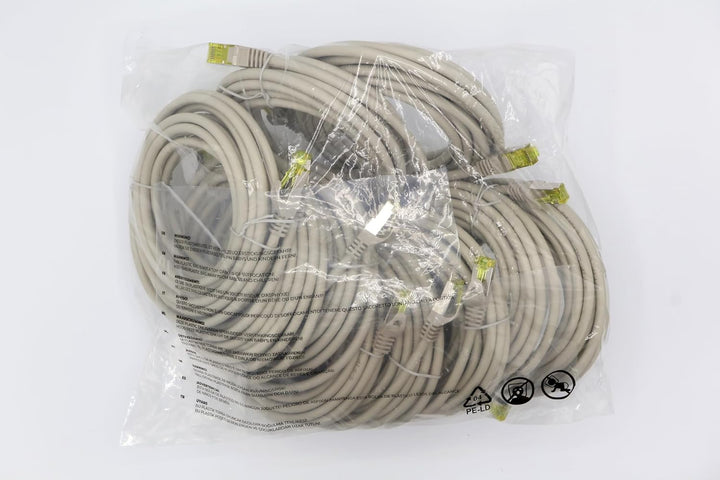 Cat.7 Netzwerkkabel 5m Grau 10 Stück Cat7 Ethernetkabel Netzwerk LAN Kabel Rohkabel 10 Gb s SFTP PIM