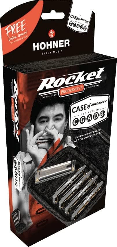 HOHNER Mundharmonika, Rocket, C/G/A/D/Bb 5er Pack