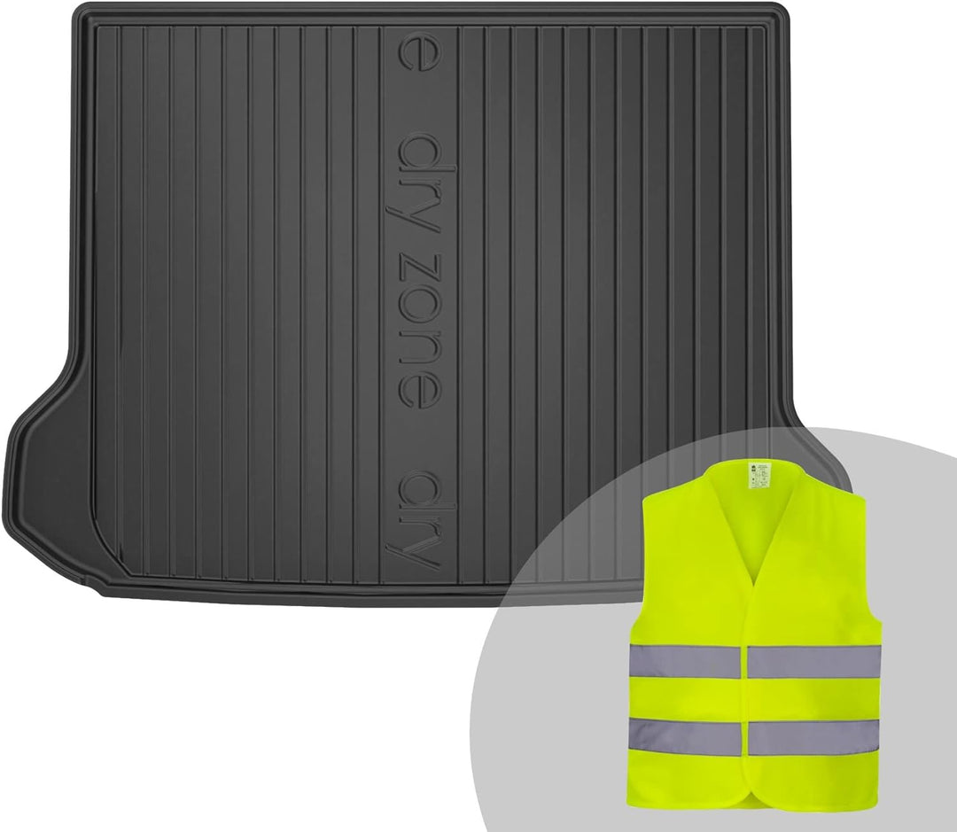 FROGUM DryZone Gummimatte Ganzjährige Praktische Auto Kofferraummatte Kofferraumwanne passend für Vo