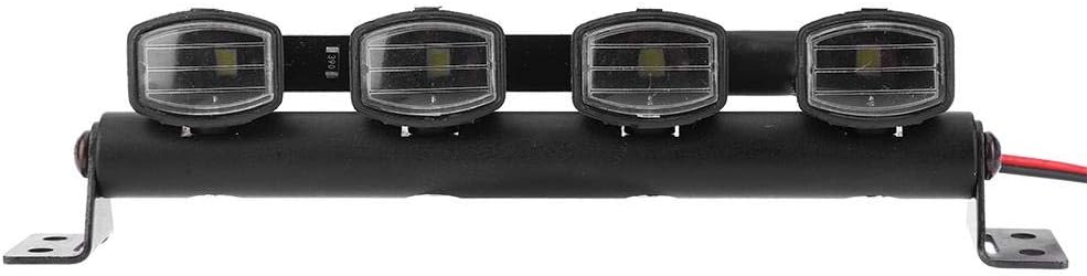 Tbest RC Dachlichter, Crawler Zubehör 1:10 RC Crawler Car Dachlichtleiste RC Dachlampen Scheinwerfer
