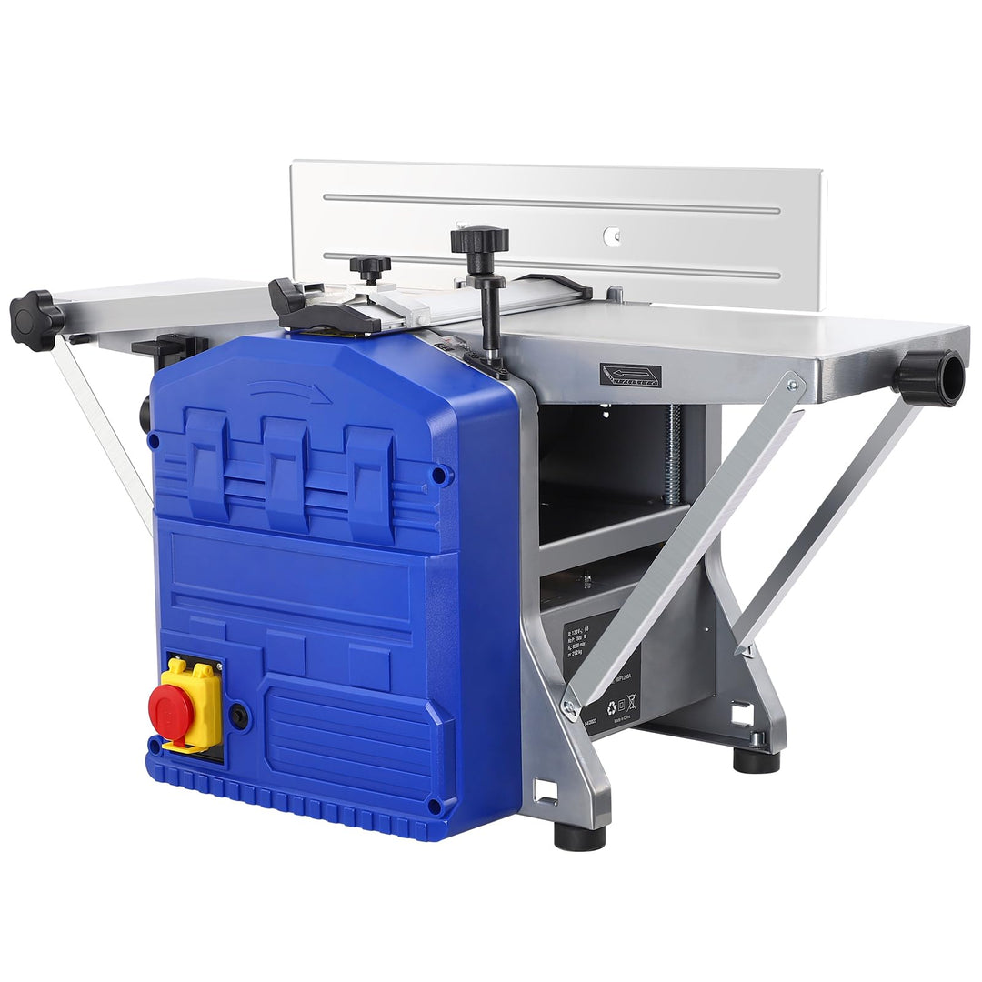 Garvee Elektrischer Dickenhobel 1250 W, Tischhobel Für Hart- & Weichholz | 8000 U/min Leistung, 20 c