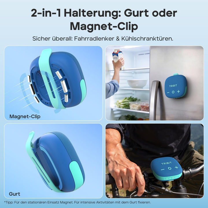 Tribit Bluetooth Portable Lautsprecher StormBox Micro 3, blue