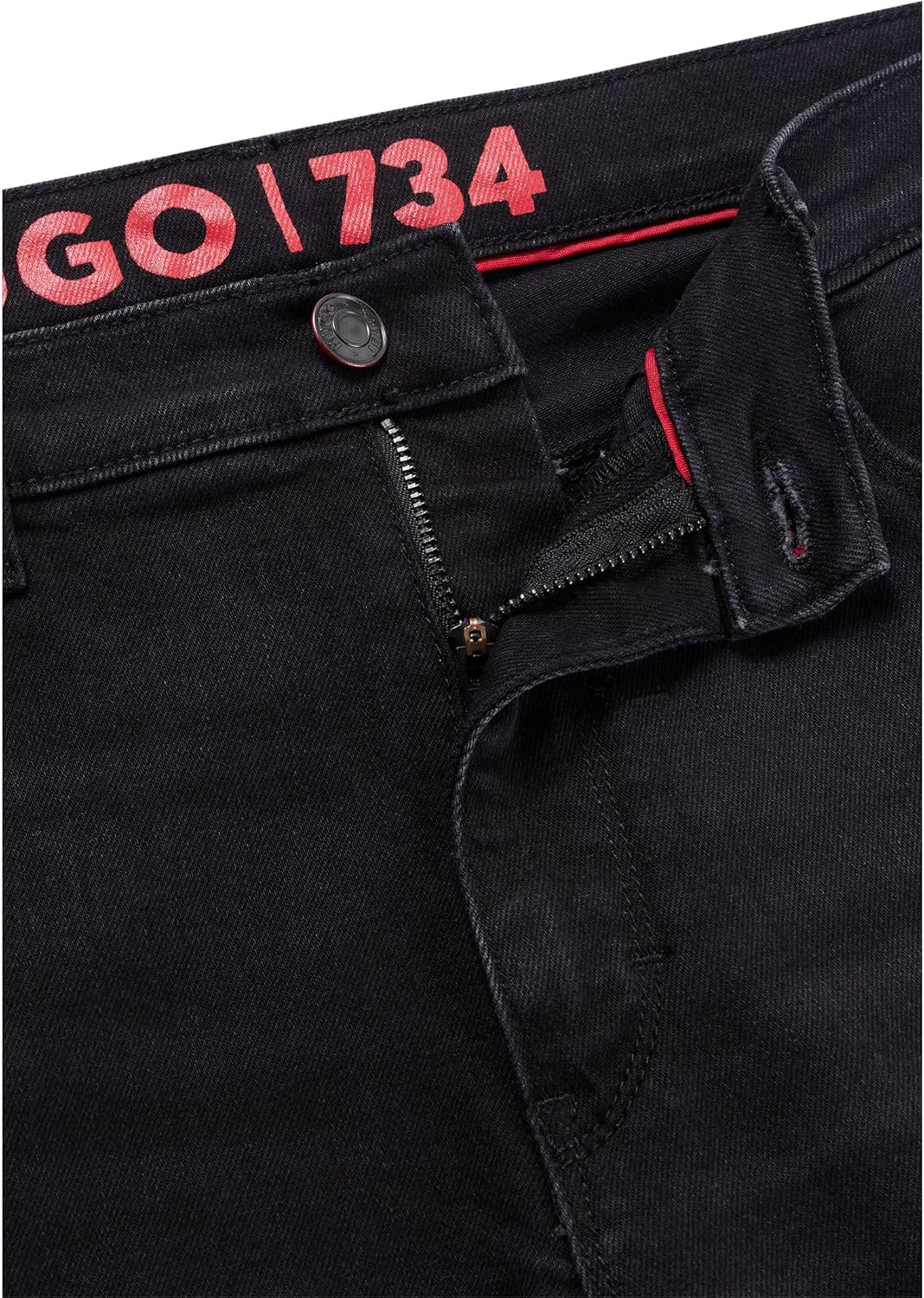 HUGO Herren Jeans 33W / 34L Black008, 33W / 34L Black008