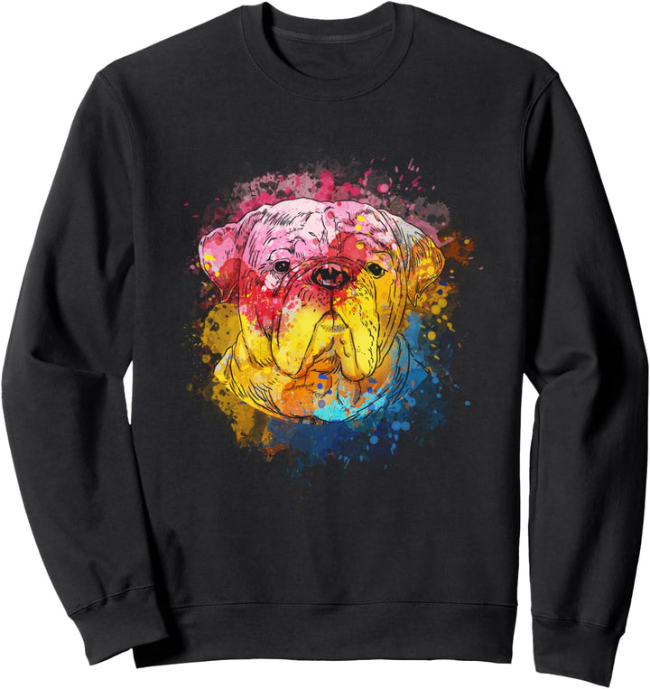 Bulldogge Bekleidung für Bulldog Mama & Dad Bulldogge Sweatshirt