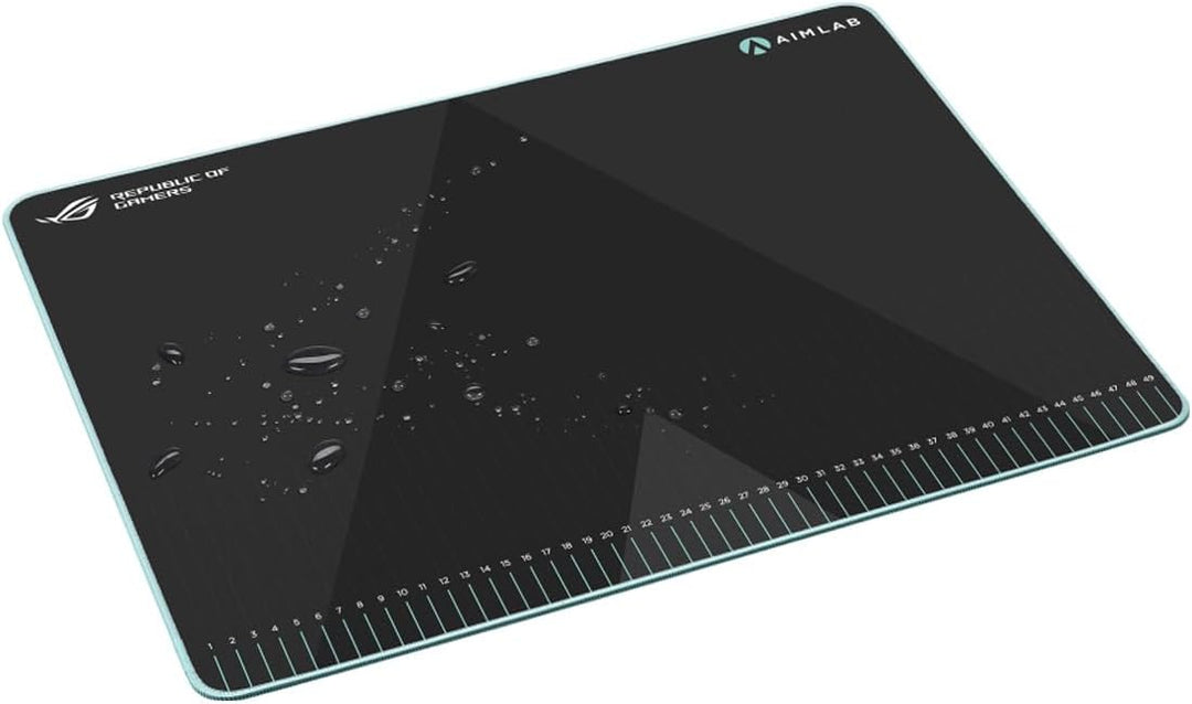 ASUS ROG Hone Ace Aim Lab Edition Gaming-Mauspad (mit Messmarkierungen für die ROG Aim Lab Software,