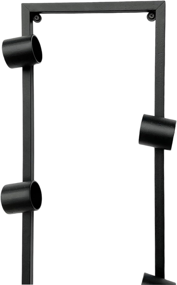 DanDiBo Weinregal Wand Metall Schwarz Flaschenregal Flaschenständer Flaschenhalter für 6 Flaschen Sc