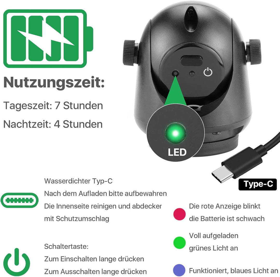 WiFi Magnetic Hitch drahtlose Nachtsicht Rückfahrkamera, wiederaufladbare Batterie, geeignet für iPh