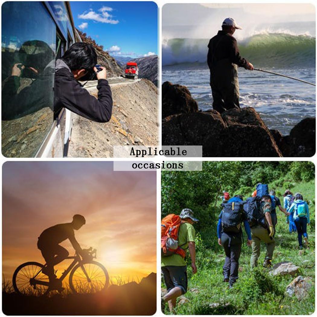 HZQIFEI Herren Outdoor Ärmellos Weste Freizeit Angler Camping Wandern Weste mit Vielen Praktischen T