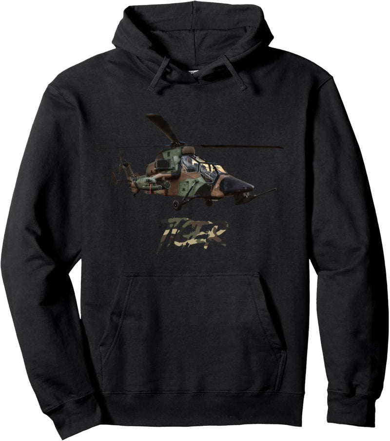 Europäischer Kampfhubschrauber Tiger Pullover Hoodie