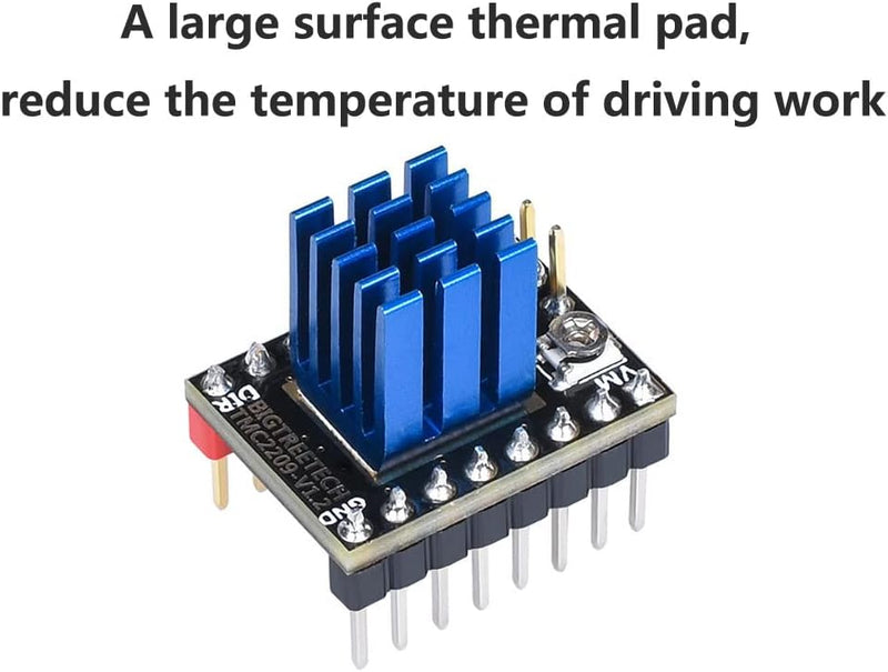 BIGTREETECH Octopus V1.1 Steuerplatine + PI TFT50 Touchscreen + 8 TMC2209 Treiber für 3D Drucker Upg