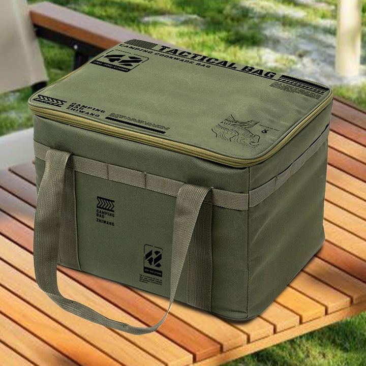 Camping-Aufbewahrungstasche Robust, Wasserdicht, Faltbar, Mehrweg-Pack- und Militärgrün, Militärgrün