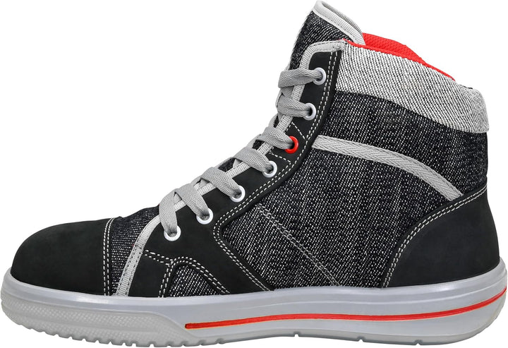 ELTEN Sicherheitsschuhe SENSATION Mid ESD S2, Damen und Herren, Leder/Textil, Stahlkappe, leicht, sp