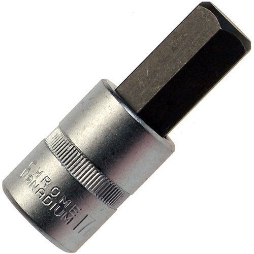 Alkan 17 mm 1/2" Antrieb Innensechskant Stecknuss 6-kant Nuss | Cr-V Stahl, Innen-6-kant Steckschlüs