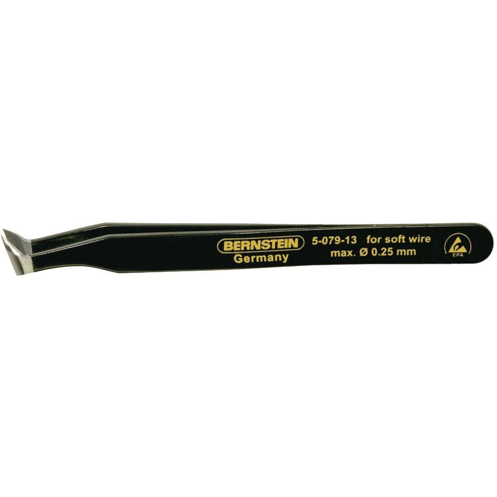 Bernstein Schneidpinzette, 115 mm, Schneide 10 mm mit ESD-Beschichtung, 5-079-13