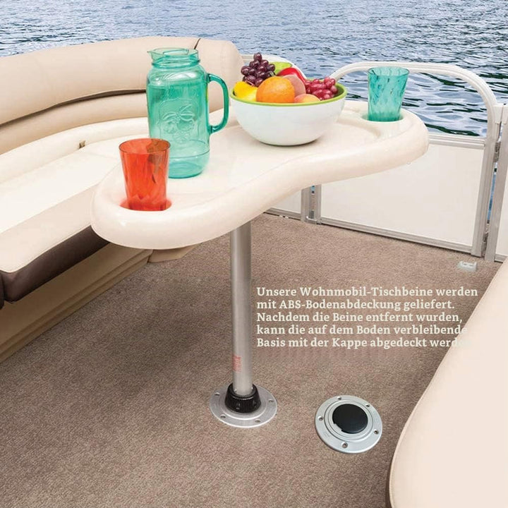 DarkSwan Removable Tischfüsse, Aluminiumlegierung Schwenktisch RV Table Legs, Wohnmobil Camping Tisc