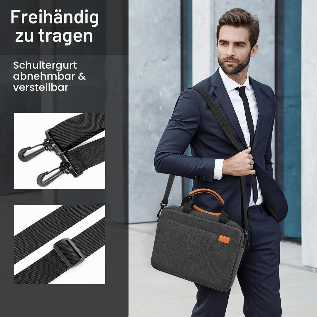 MoKo 9-11" Tablet Tasche Hülle, Schutztasche mit Schultergurt für iPad Pro 11 M2 2022-2018/iPad 10.