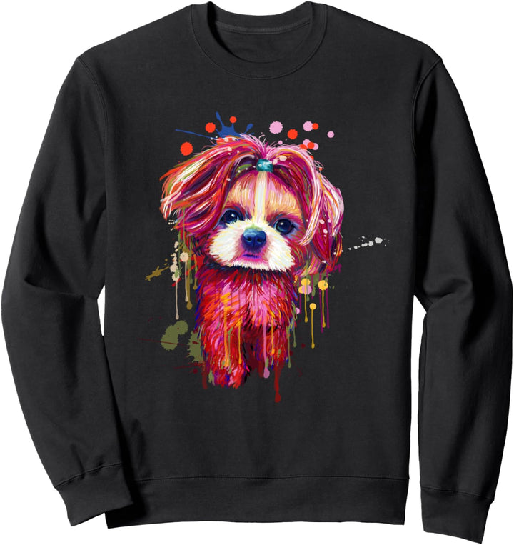 Shih Tzu Hund für Shih Tzu Mama Sweatshirt