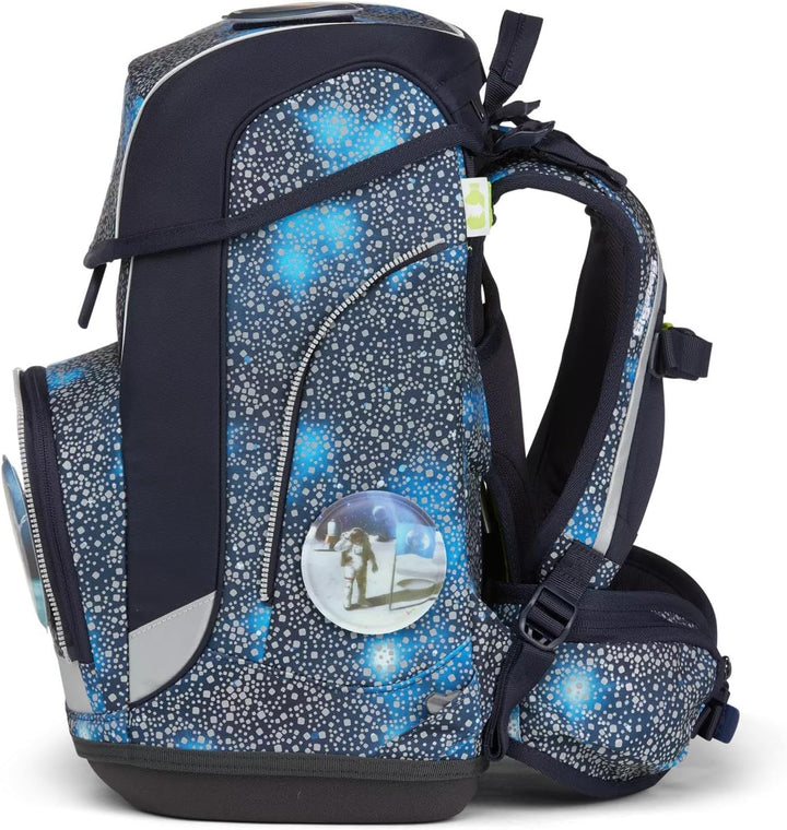 ergobag Unisex Kinder Cubo Gepäck- Handgepäck Einheitsgrösse Bär Anhalter Durch die Galaxis - Blau
