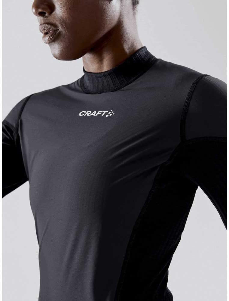 Craft Damen Active Extreme X Wind Ls W Oberteile L Schwarz/Granit, L Schwarz/Granit