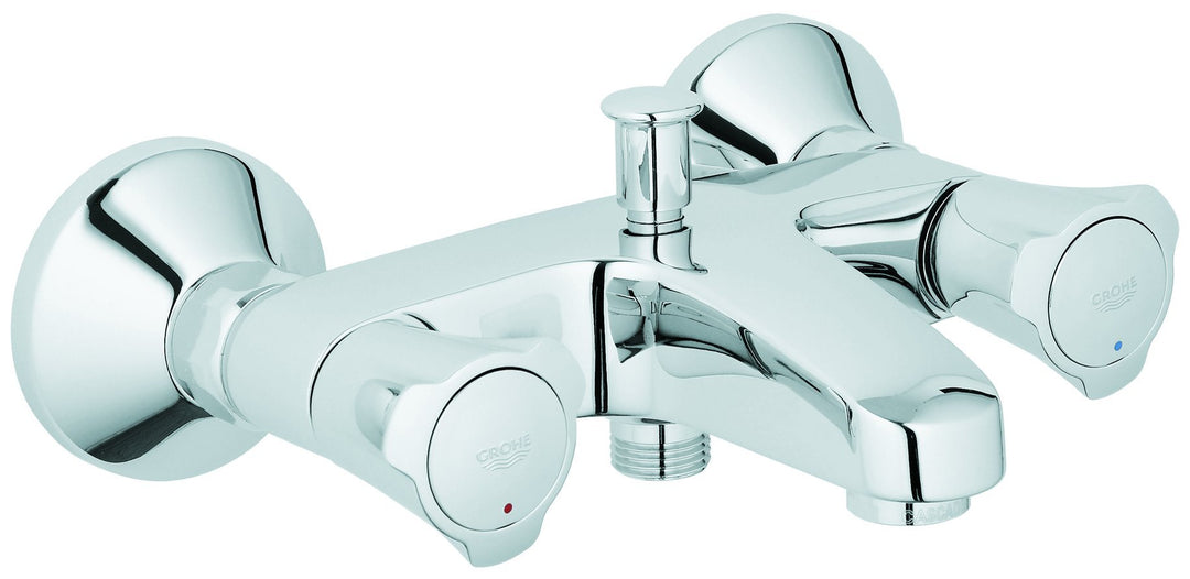 GROHE Wannenbatterie Costa DN 15, chrom 25450001 ohne Brausegarnitur, ohne Brausegarnitur