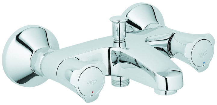 GROHE Wannenbatterie Costa DN 15, chrom 25450001 ohne Brausegarnitur, ohne Brausegarnitur