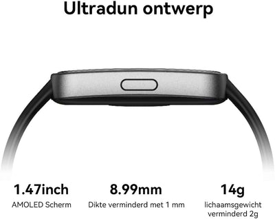 HUAWEI Band 8 Smartwatch, Ultraflaches Design, Schlaf-Tracking, 2 Wochen Akkulaufzeit,Gesundheits- u