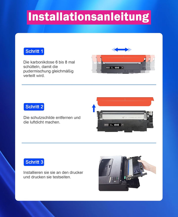 CLT-K404S P404C Toner Kompatibel für Samsung C480W Toner für Xpress SL C480FW C48X C480 C480FN C430W