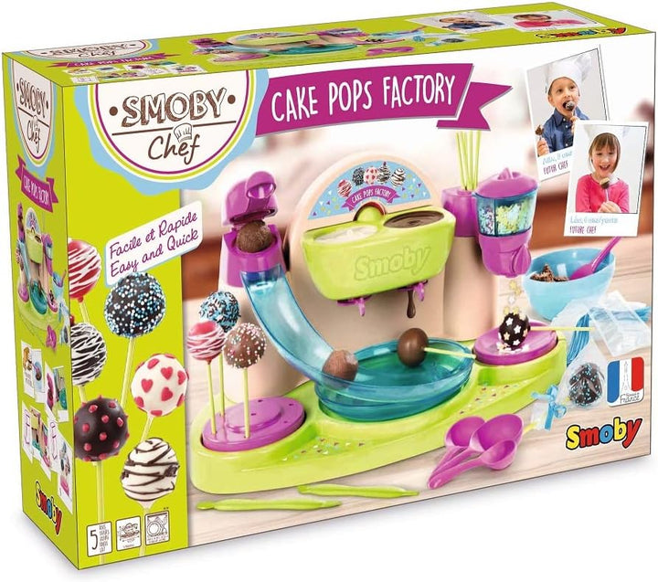 Smoby - Cake Pop Bäckerei - Back-Accessoire-Set zur Herstellung von Cake Pops, mit viel Zubehör, ohn